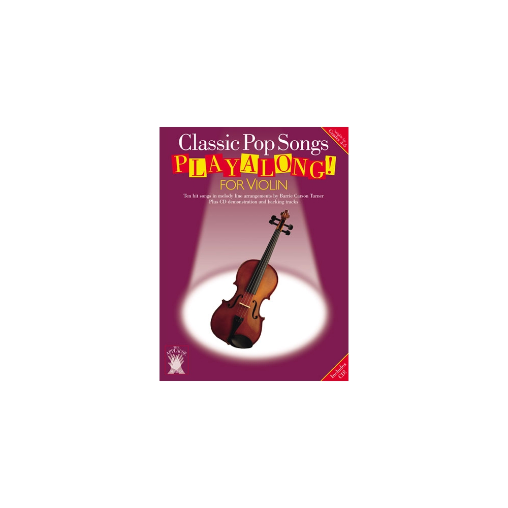 Classic Pop Songs Playalong For Violin
