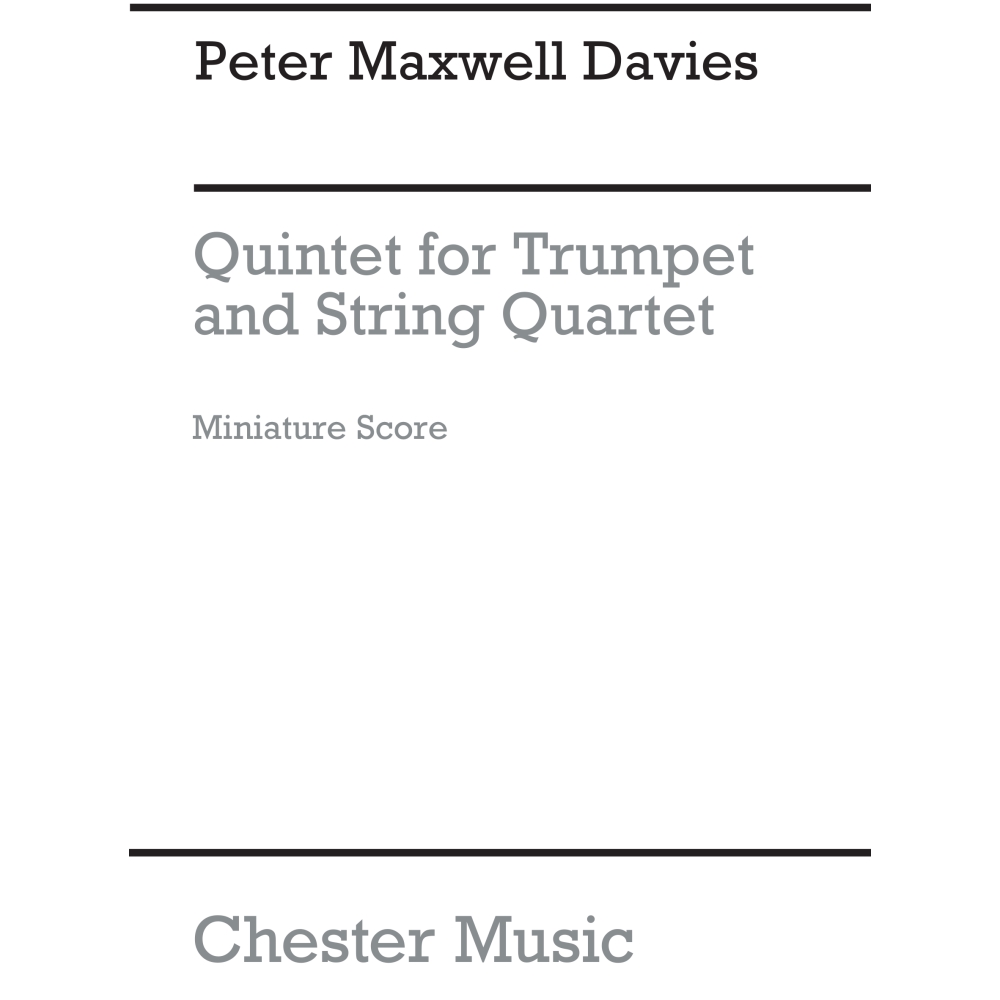 Quintet For Trumpet And String Quartet