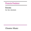 Poulenc, Francis - Sonata (1918) (Duet for Clarinet A and Bb)