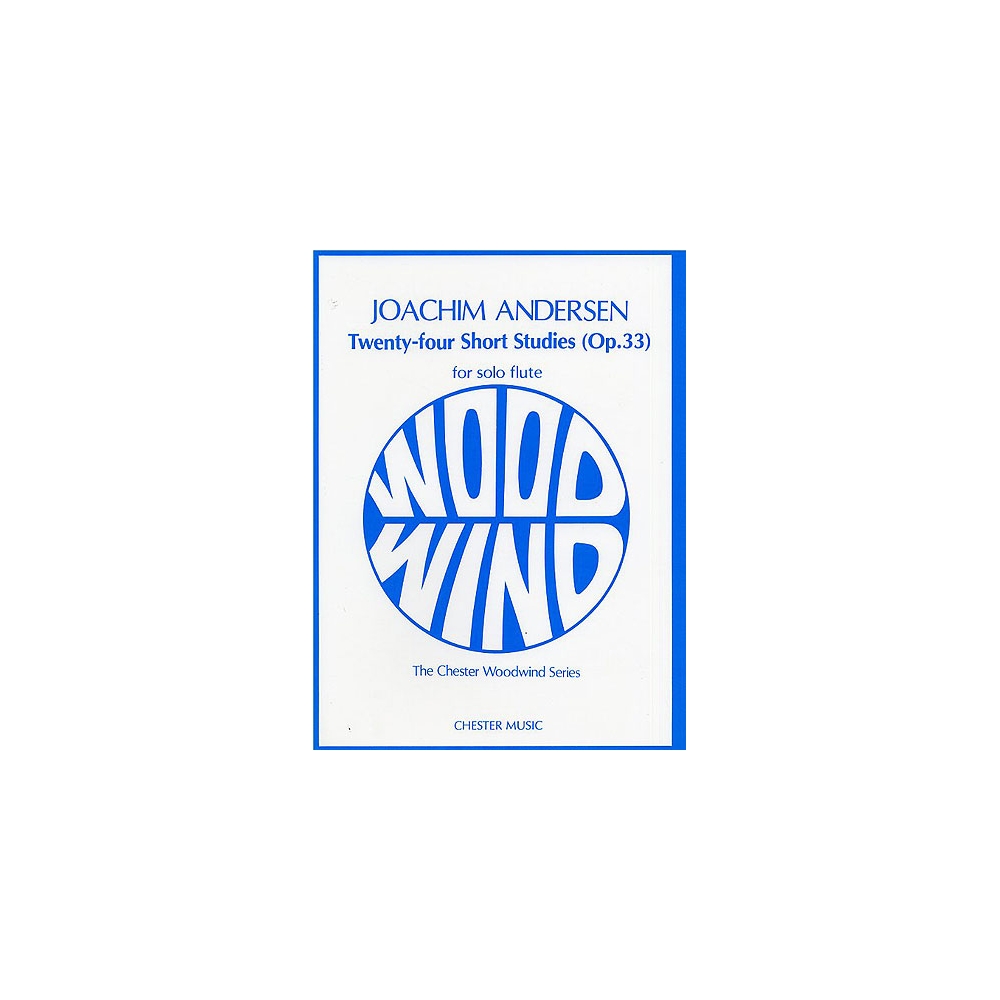Andersen, Joachim - Twenty-Four Short Studies Op.33 For Flute Solo