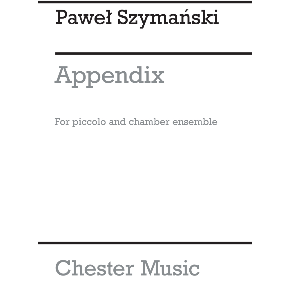 Szymanski, Pawel - Appendix