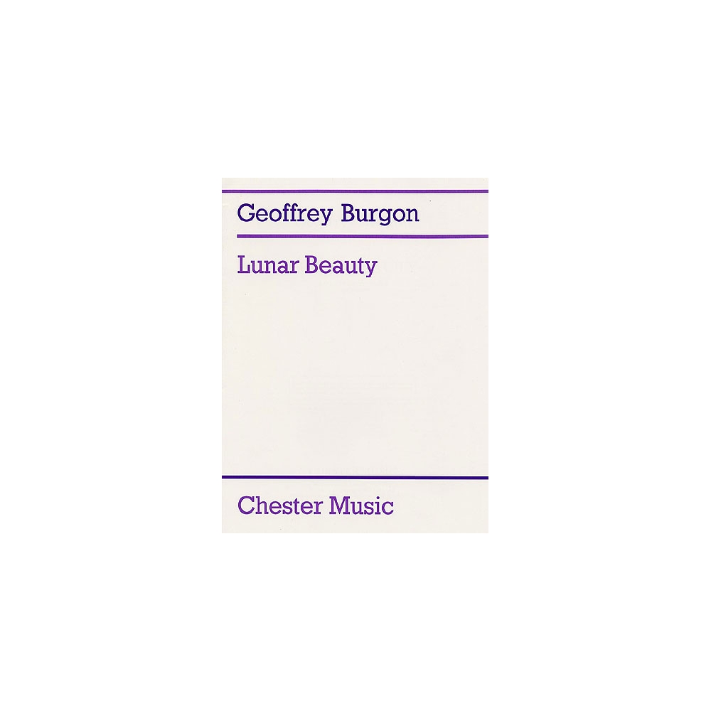 Burgon, Geoffrey - Lunar Beauty (Tenor or Medium Voice/Guitar)