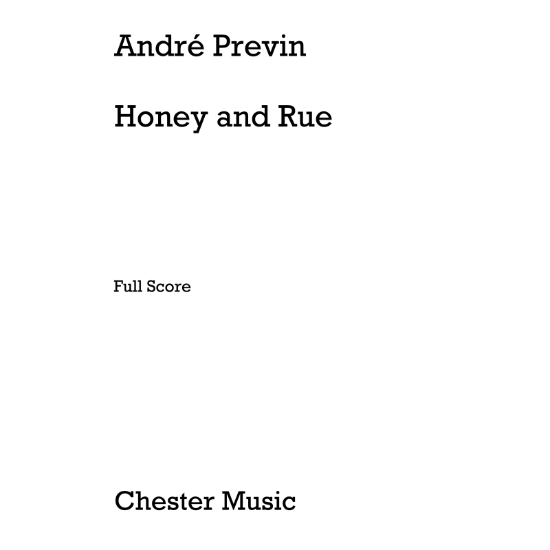 Honey And Rue (Full Score)
