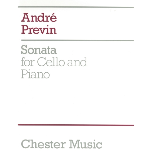 Previn, André - Cello Sonata