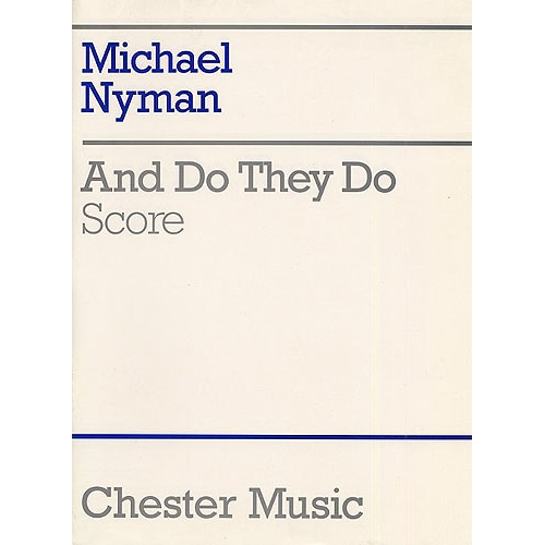 Nyman, Michael - And Do...