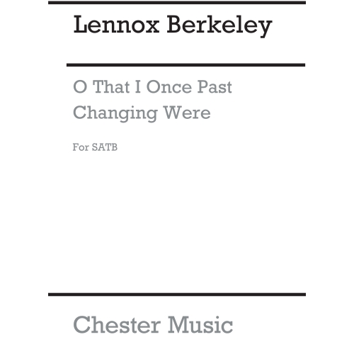 Berkeley, Lennox - O That I...