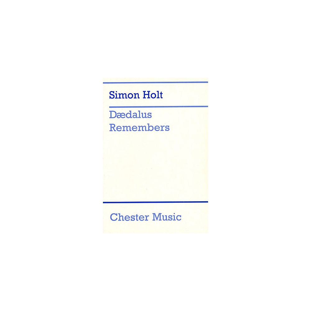 Holt, Simon - Daedalus Remembers
