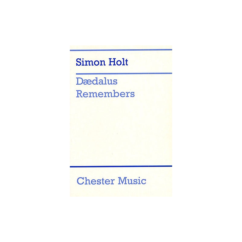 Holt, Simon - Daedalus Remembers