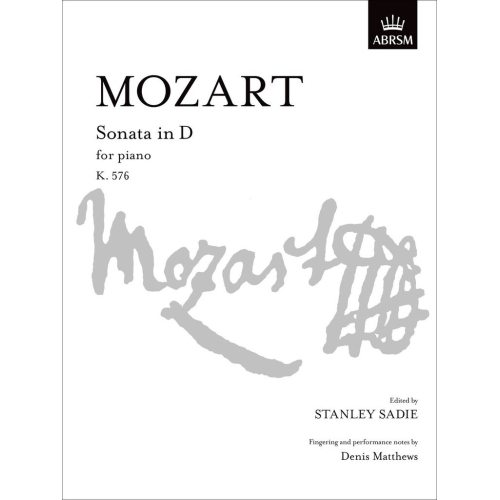 Mozart, W.A - Sonata in D K. 576