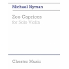 Nyman, Michael - Zoo Caprices For Solo Violin