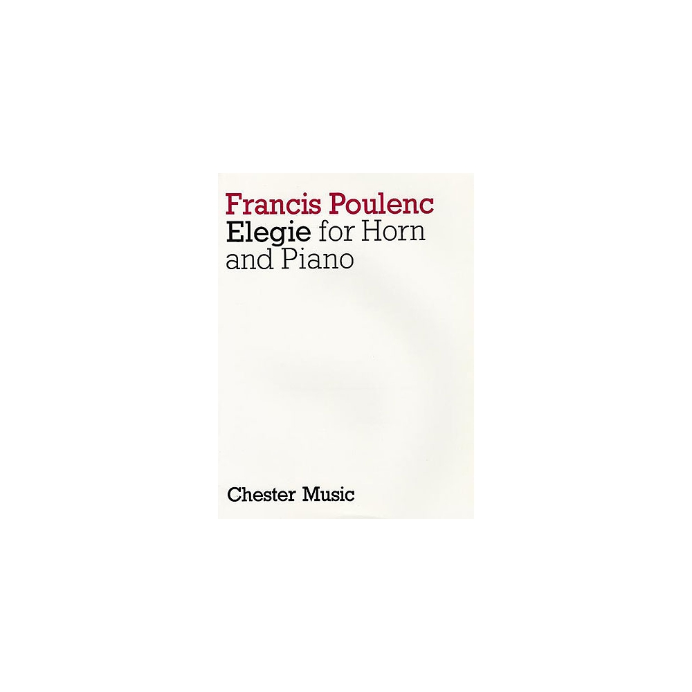 Poulenc, Francis - Elegie