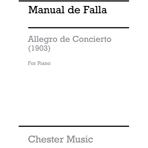 Allegro De Concierto Piano Solo