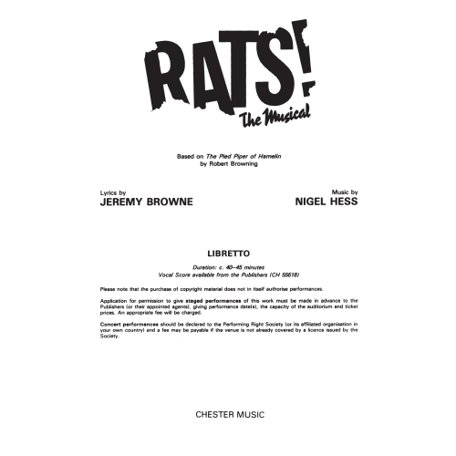 Hess, Nigel - Rats! The...