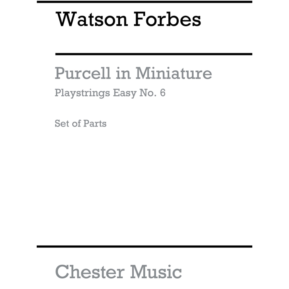 Playstrings Easy No. 6 Purcell In Miniature