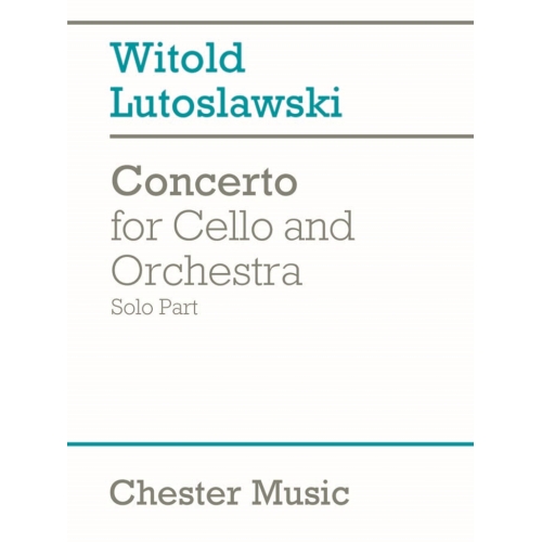 Concerto For Cello And Orchestra