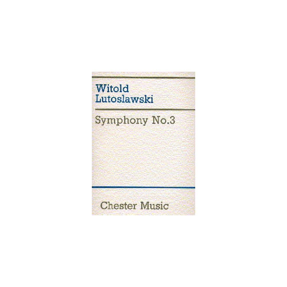Lutoslawski, Witold - Symphony No.3