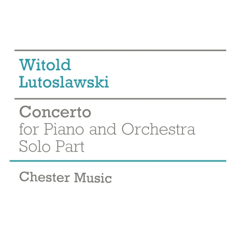 Concerto For Piano And Orchestra (Solo Part)