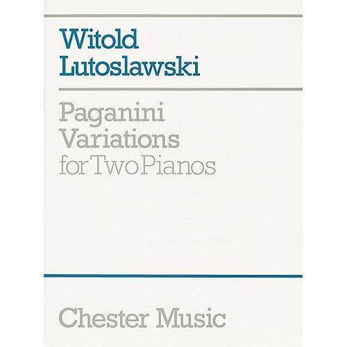 Paganini Variations For Two Pianos