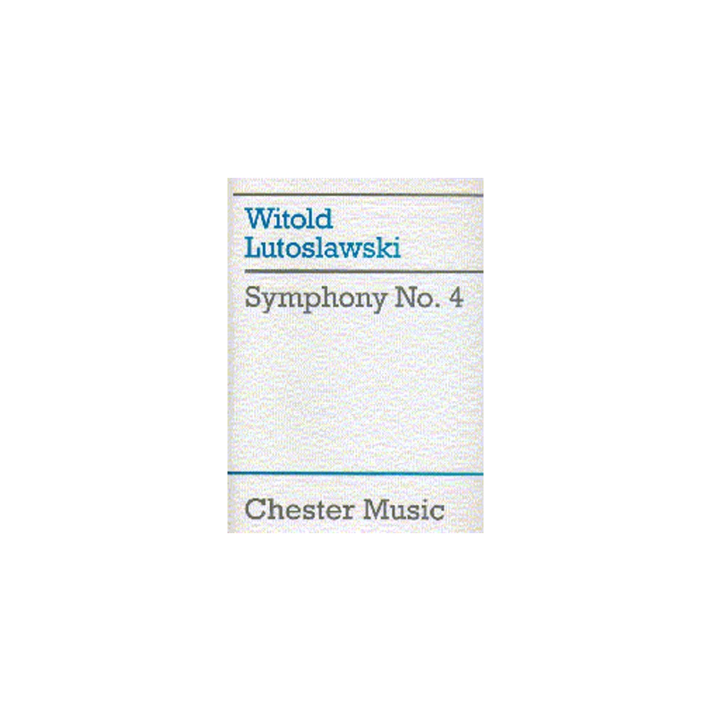 Lutoslawski, Witold - Symphony No.4