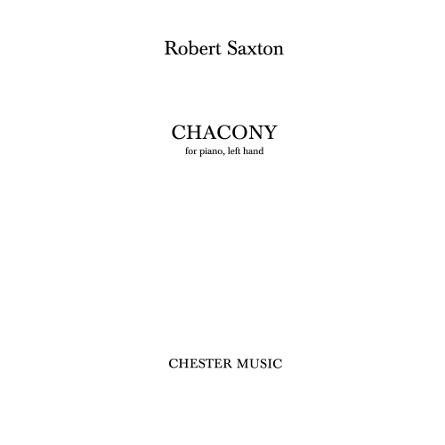 Saxton, Robert - Chacony...