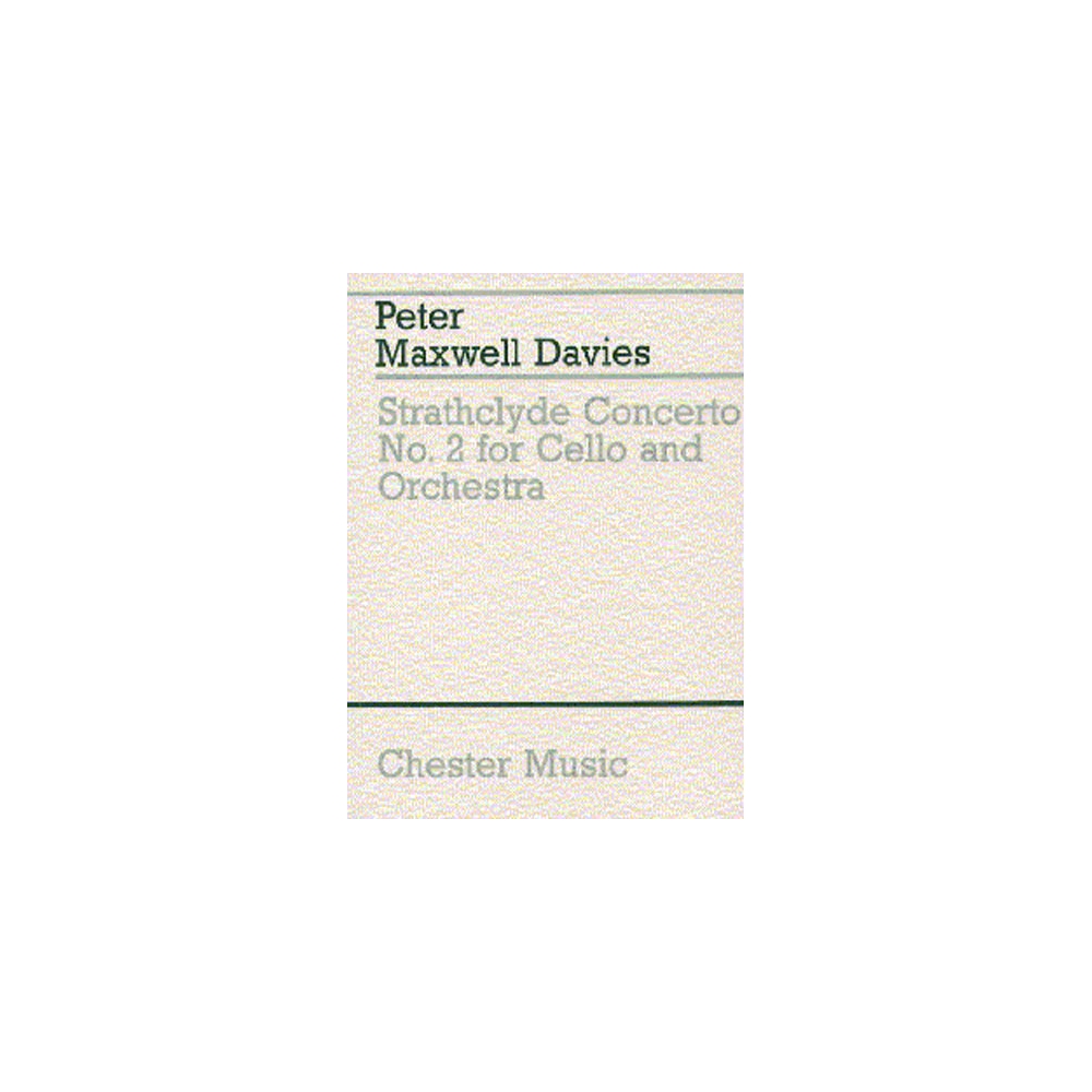Davies, Peter Maxwell - Strathclyde Concerto No. 2 (Miniature Score)