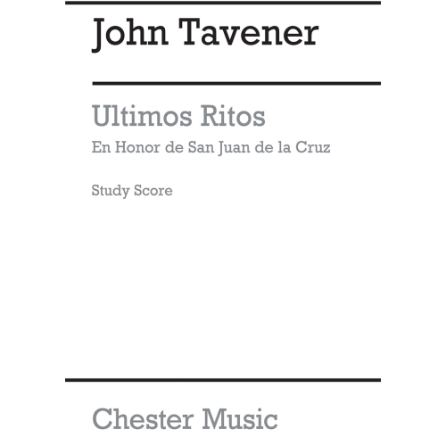 Tavener, John - Ultimos Ritos