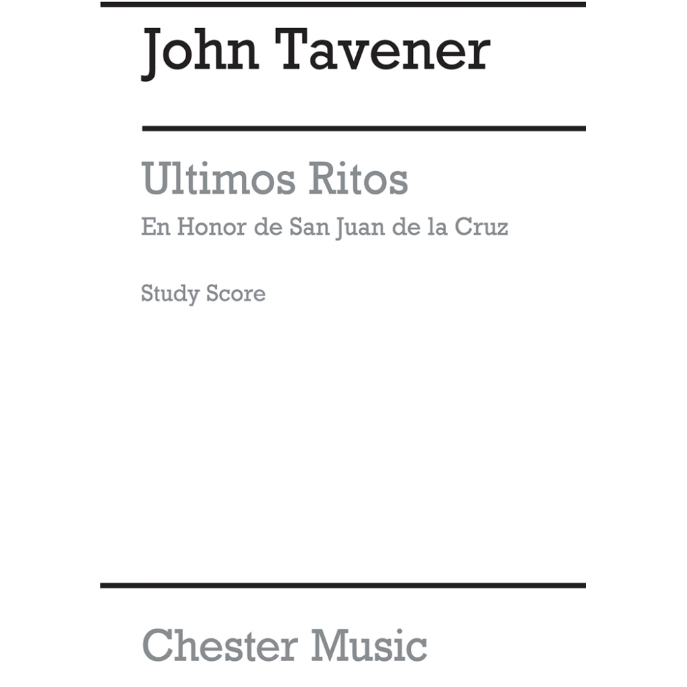 Tavener, John - Ultimos Ritos
