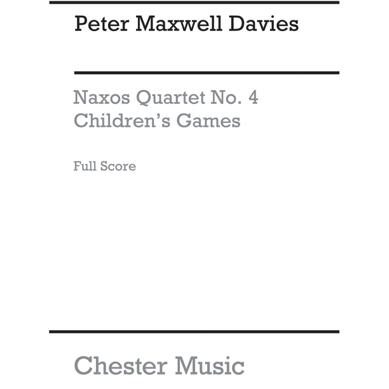 Naxos Quartet No.4 - Children's Games