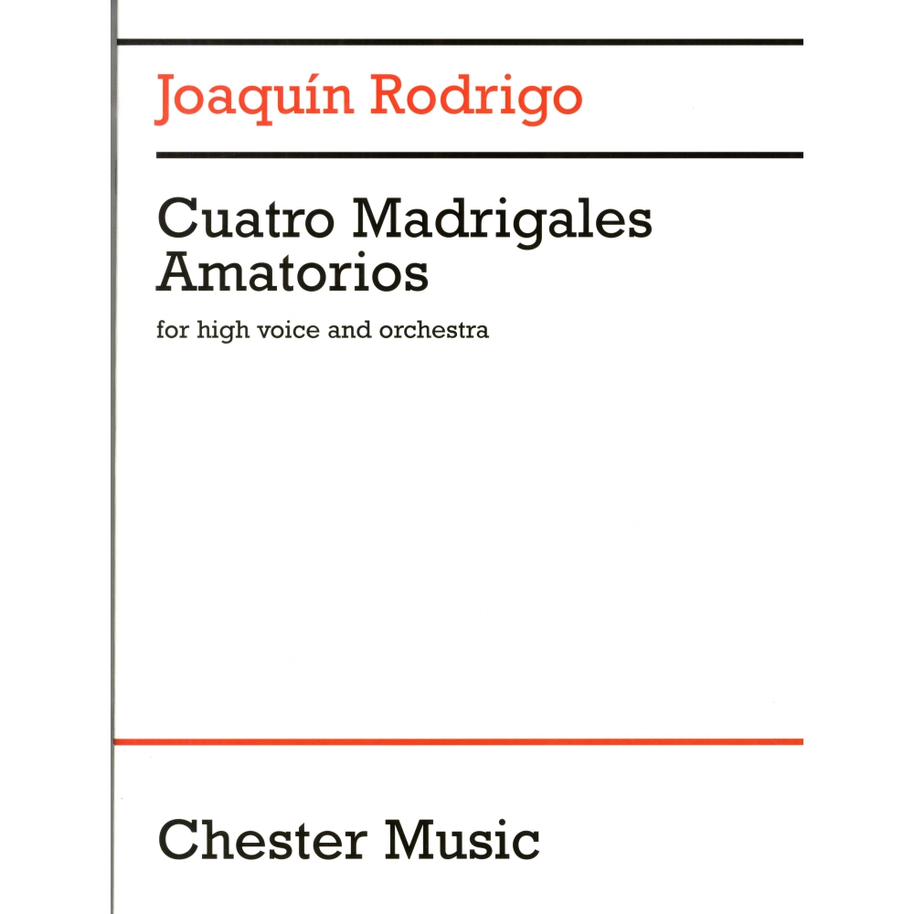Rodrigo, Joaquín - Cuatro Madrigales Amatorios