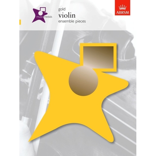 Music Medals Gold Violin...