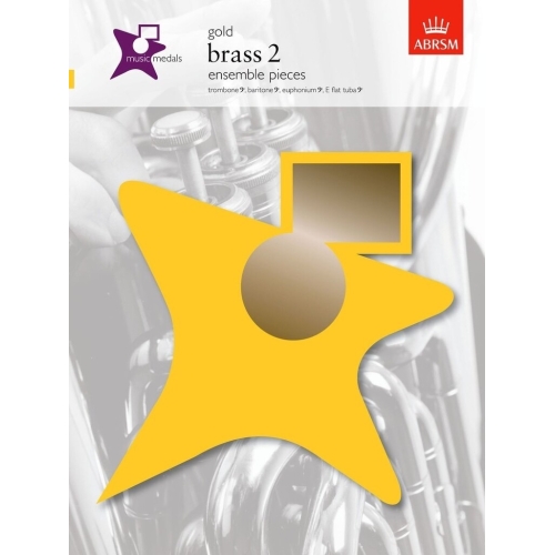 Music Medals Gold Brass 2...
