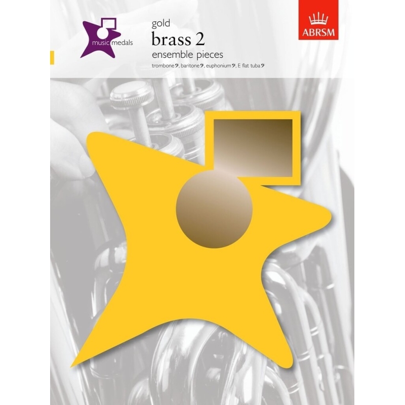 Music Medals Gold Brass 2 Ensemble Pieces