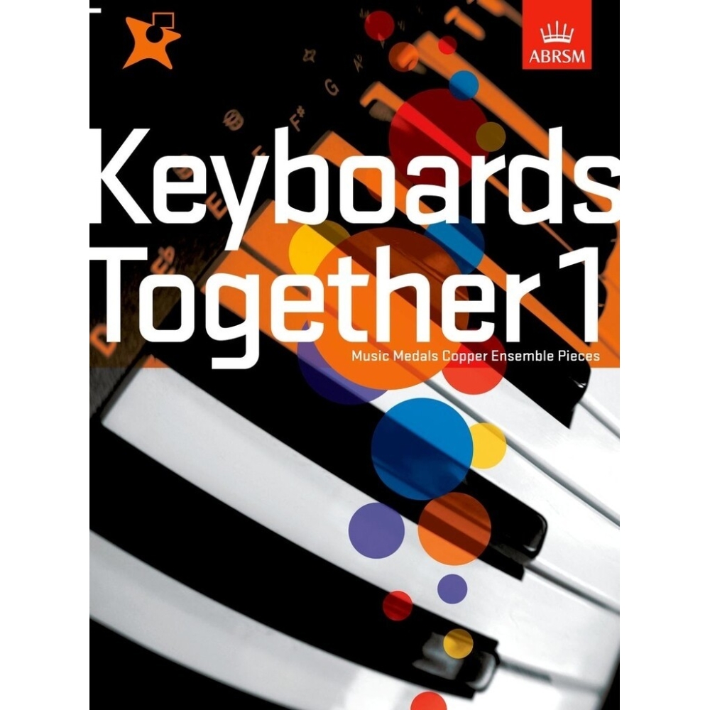 Music Medals - Keyboards Together 1 (Copper)