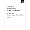 Specimen Alternatives to the Aural Tests for Deaf and Hearing-Impaired candidates - generic + piano