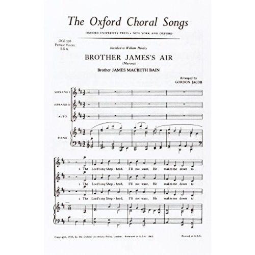 Jacob, Gordon - Brother...