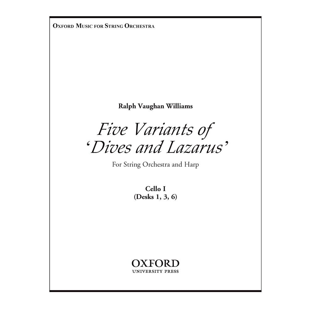 Vaughan Williams, Ralph - Five Variants on 'Dives and Lazarus'