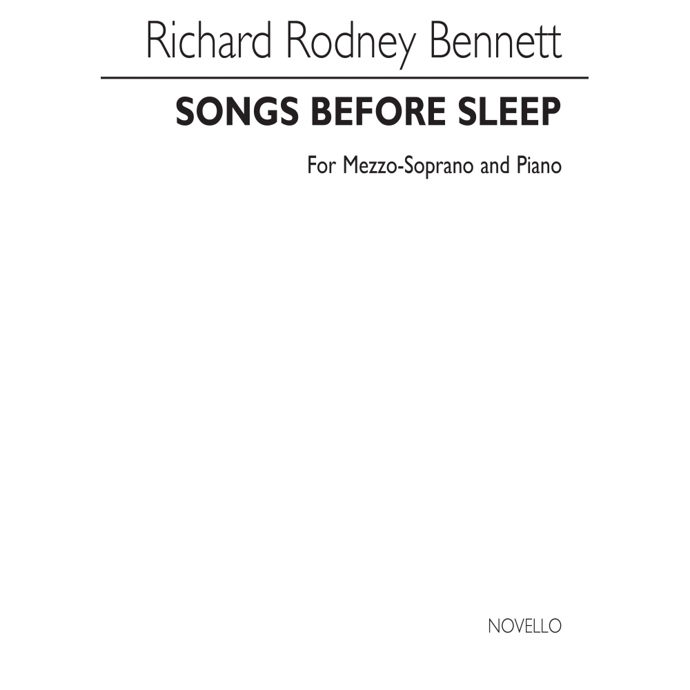 Bennett, Richard Rodney - Songs Before Sleep (Mezzo-Soprano)