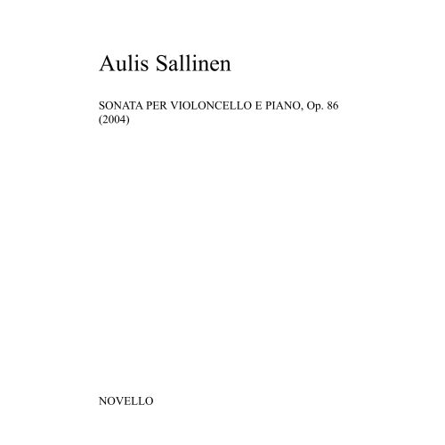 Sonata Per Violoncello E Piano Op.86