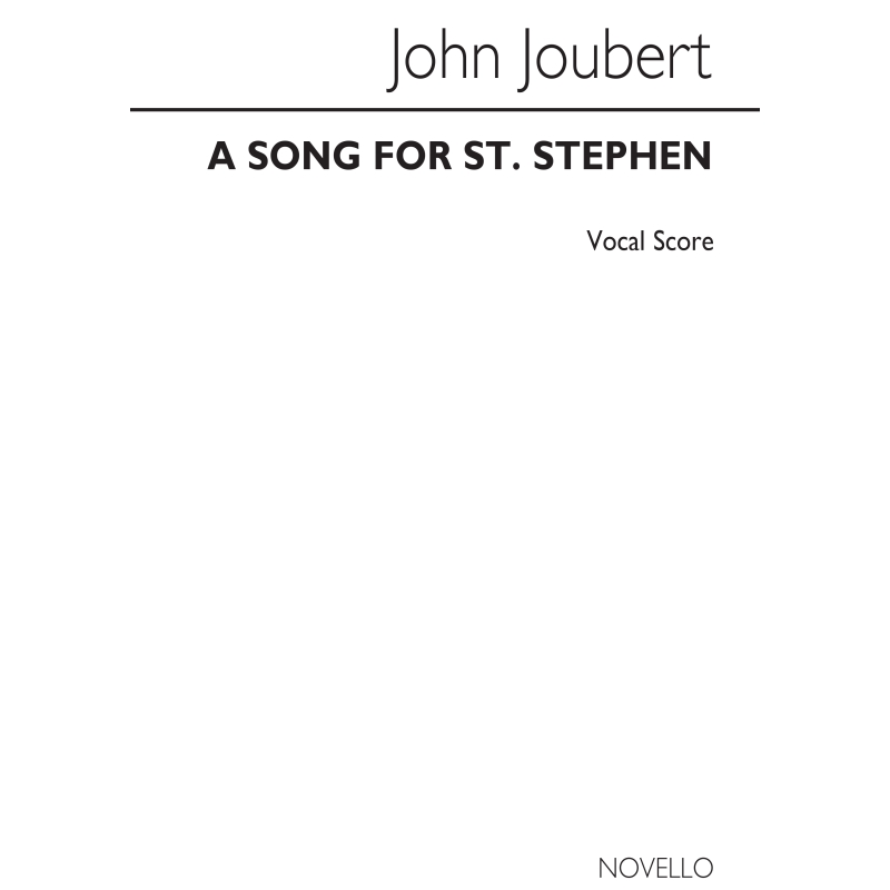 Joubert, John - A Song For St. Stephen