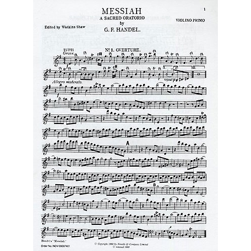 Messiah - A Sacred Oratorio