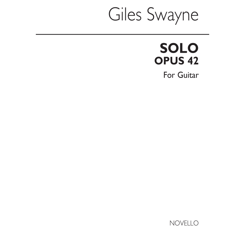 Solo For Guitar Op.42