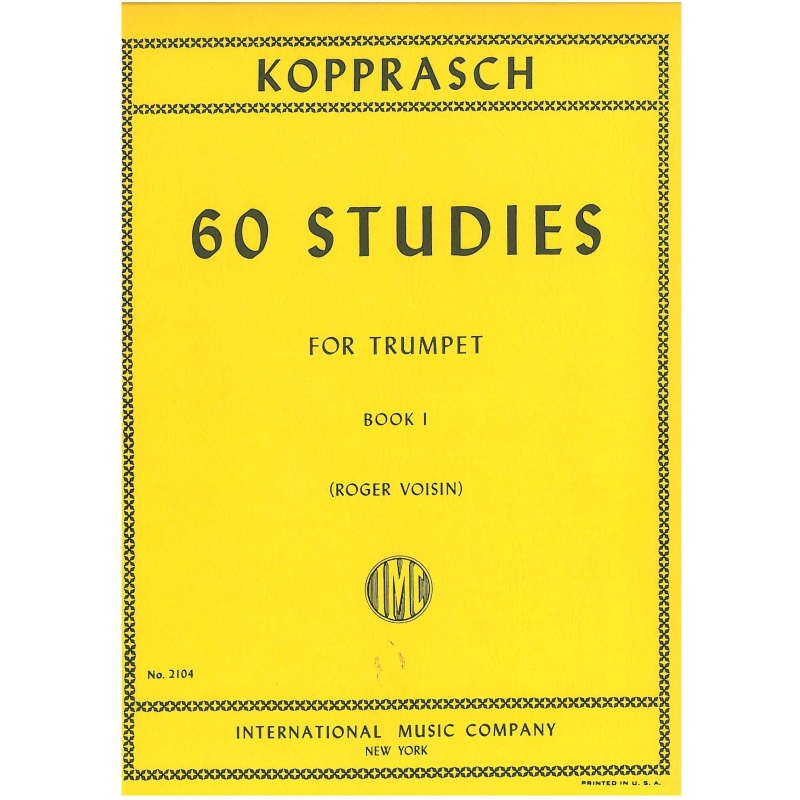 Kopprasch, Carl - 60 Studies Vol. 1 Vol. 1