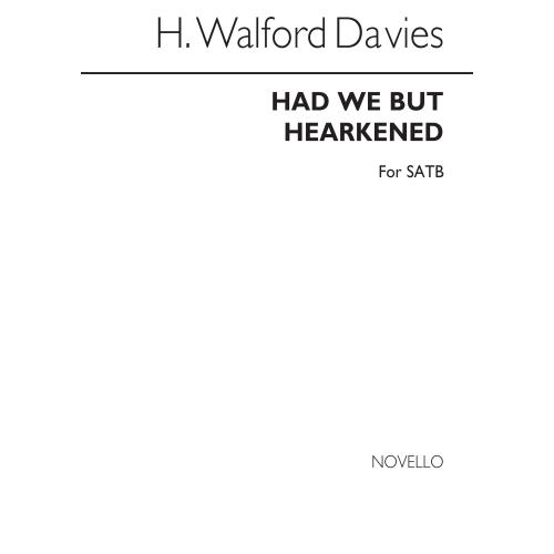 Davies, H. Walford - Had We...