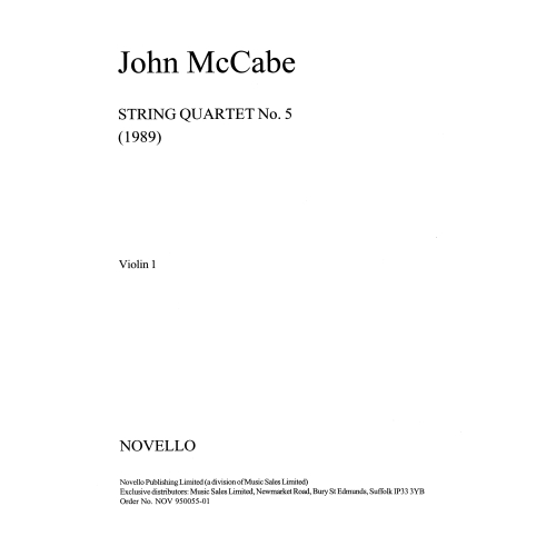 McCabe, John - String Quartet No. 5 (Parts)