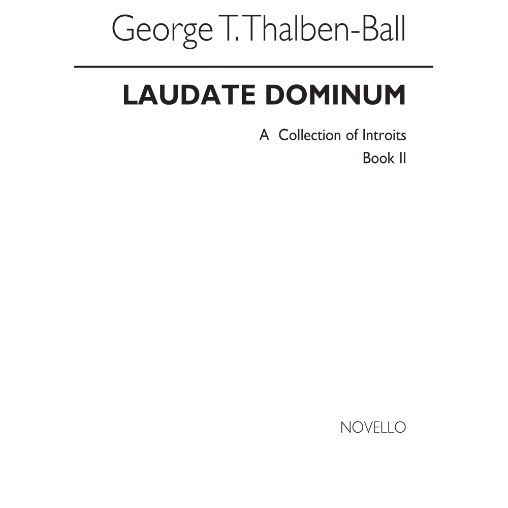 Laudate Dominum- A Collection Of Introits Book 2