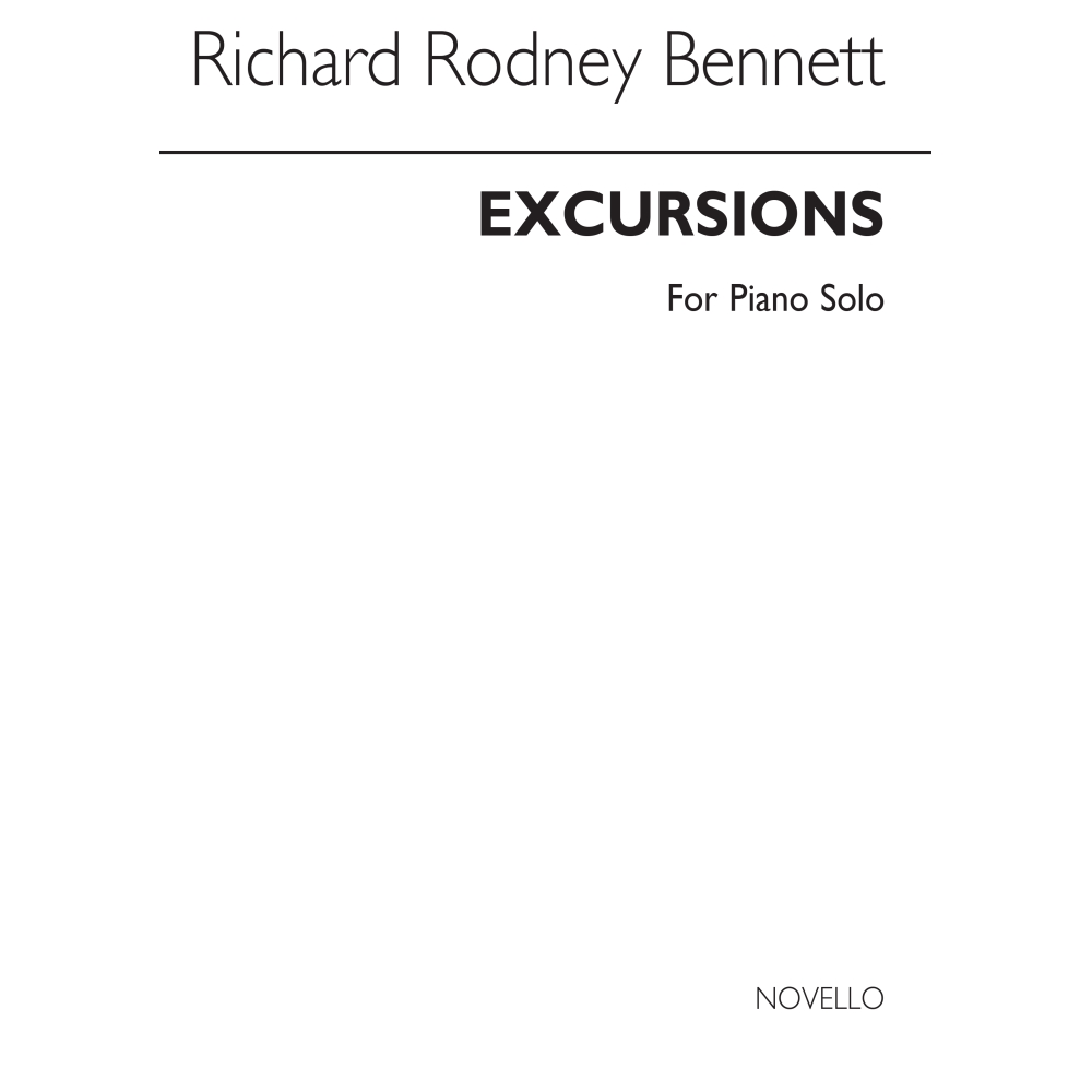 Bennett, Richard Rodney - Excursions For Piano Solo