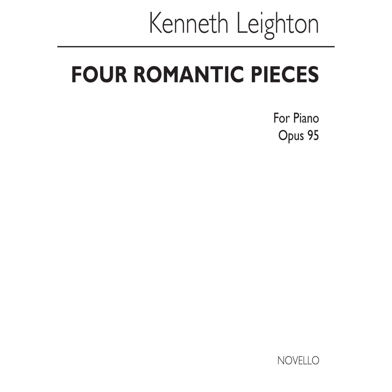 Four Romantic Pieces For Piano Op.95