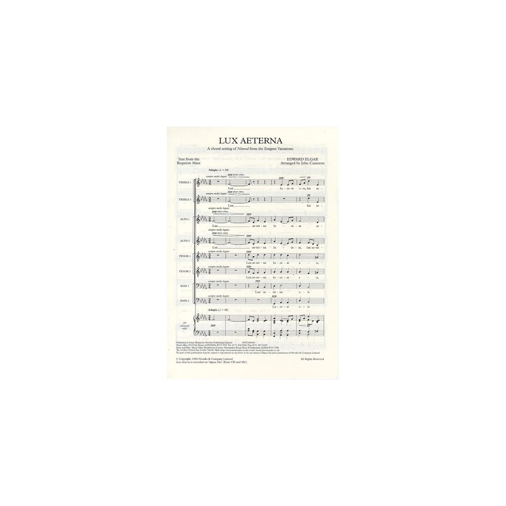 Elgar, Edward - Lux Aeterna