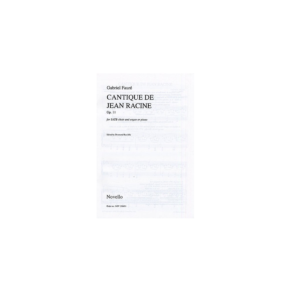 Cantique De Jean Racine Op.11