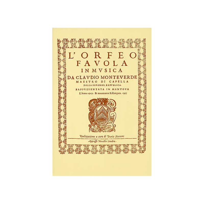 Monteverdi, Claudio - L'Orfeo - Favola In Musica SV.318